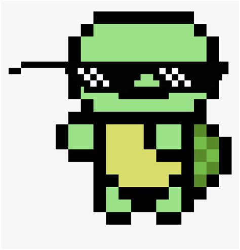 Turtle Pixel Art, HD Png Download - kindpng