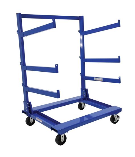 Portable Cantilever Cart | Pipe Rack Cart | Bar Stock Rack