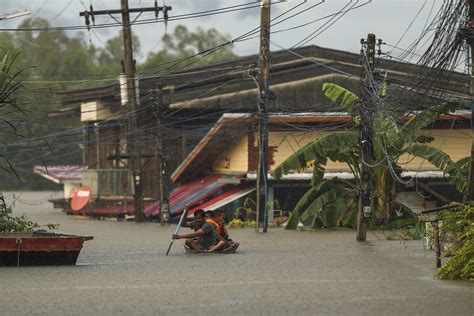 Heavy rain swells rivers, causing floods in much of Thailand