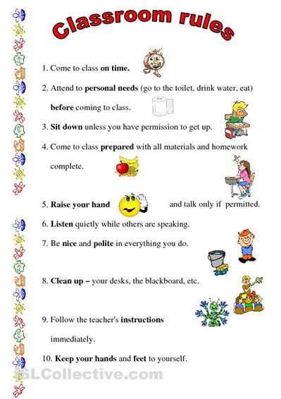 Classroom rules | Classroom rules, Kindergarten rules, Classroom