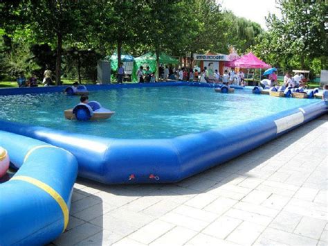 Outdoor PVC Above Ground Inflatable Swimming Pools for Amusement Water Park