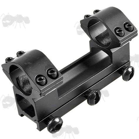 Weaver / Picatinny Rail One Piece Scope Ring Mount - 25mm & 30mm Rings