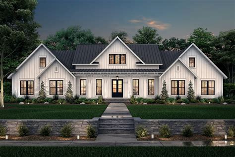 Farmhouse Style House Plan - 4 Beds 3.5 Baths 3086 Sq/Ft Plan #430-222 ...