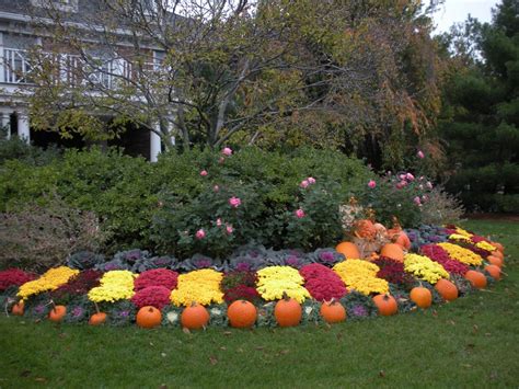 Seasonal Displays - Bergen County, NJ | Fall landscaping, Front yard ...