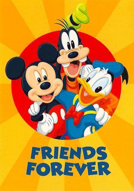 MIckey, Goofy and Donald - Friends Forever | Mickey and friends, Goofy disney, Disney cartoon ...