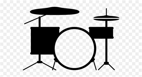 Drums Clipart Drumstick - Drum Set Drum Icon, HD Png Download - vhv