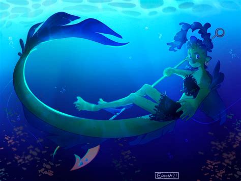 Luca sea monster by GhostoftheVoid02 on DeviantArt