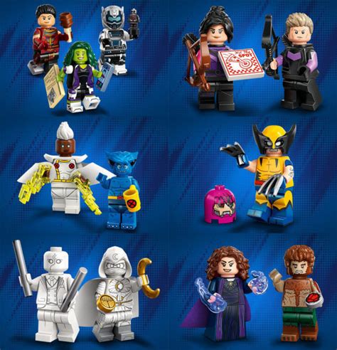 DISNEY LEGO MARVEL 71039 : Series 2 - Minifigures HAWKEYE, X-MEN, BEAST ...