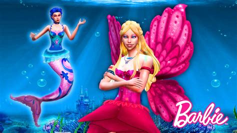 Elina Mermaid Transformation - Barbie Mermaidia | Nori & Elina - YouTube