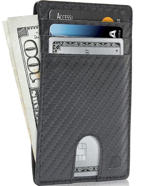 Access Denied - Slim Minimalist Wallets For Men - Vegan Leather Front Pocket Thin Mens Wallet ...