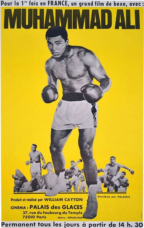 Vintage poster Muhammad Ali boxing 1975 - Design Market