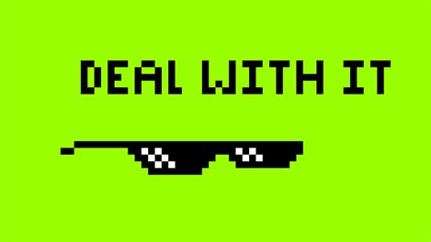 Pixilart - DEAL WITH IT Glasses by Enchantico3000