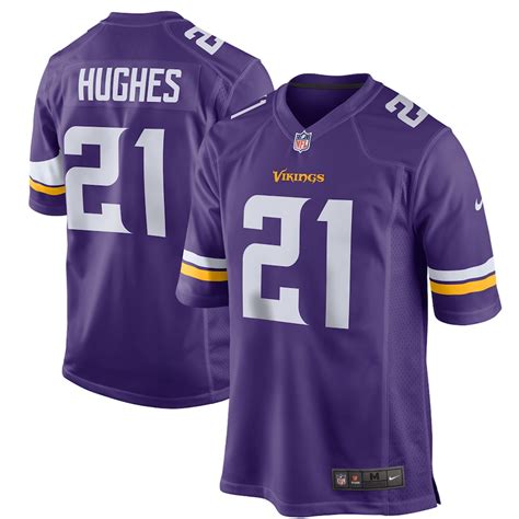 Men's Minnesota Vikings Mike Hughes Nike Purple Game Jersey