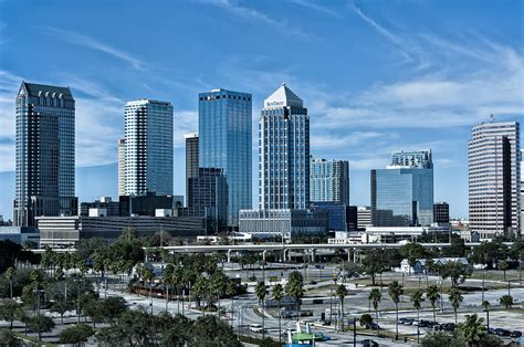 Tampa Bay Skyline Photograph by Linda Constant - Fine Art America