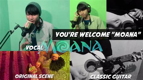 You're Welcome - From Moana OST (Guitar Cover By GK Cover) - YouTube