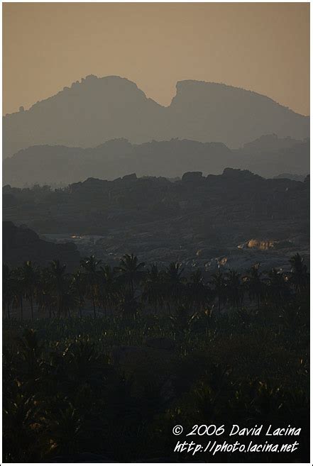 Travel Photo Gallery - Sunset, Hemakuta Hill, Hampi - Nature, India