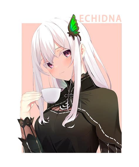 Kawaii Echidna Butterfly Re Zero Isekai Anime Classic Funny Digital Art by Smino Shop | Fine Art ...