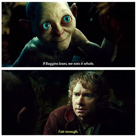 Bilbo decides to play riddles with Gollum, The Hobbit: An Unexpected Journey | The hobbit, The ...