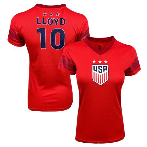 Carli Lloyd Red USA Womens Jersey | Etsy