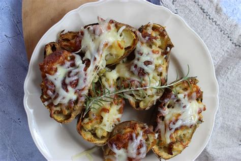 Cheesy Stuffed Potatoes Recipe | Scrappy Geek