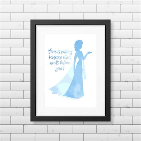 Disney Elsa Frozen Quote Inspirational Art Prints A4 | Etsy