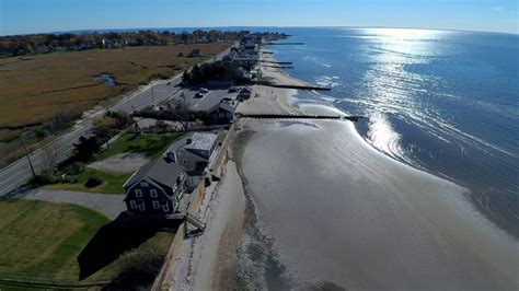 Old Saybrook Town Beach - Drone - YouTube