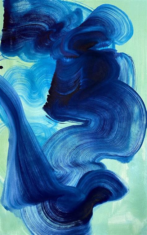 Blue Water Dragon Painting by Yeachin Tsai | Saatchi Art