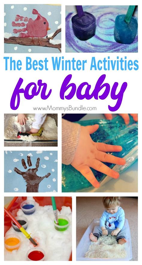 BEST winter activities for BABIES! Fun indoor arts and crafts for ...