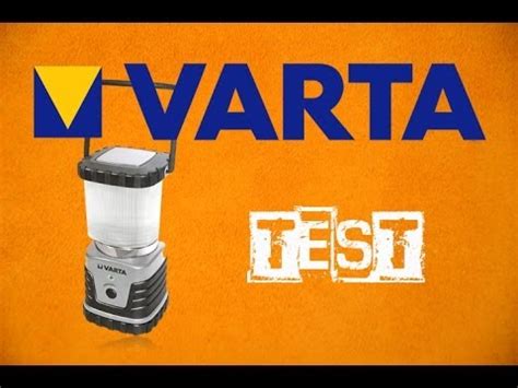 VARTA - 4 Watt LED Camping Lantern 3D - YouTube