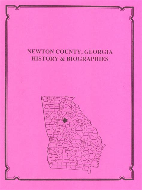 Newton County, Georgia History and Biographies - Mountain Press and Southern Genealogy Books