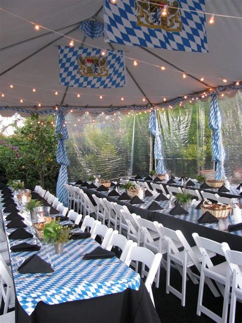 How to Turn Your Backyard into Oktoberfest! | Oktoberfest party decorations, Oktoberfest party ...