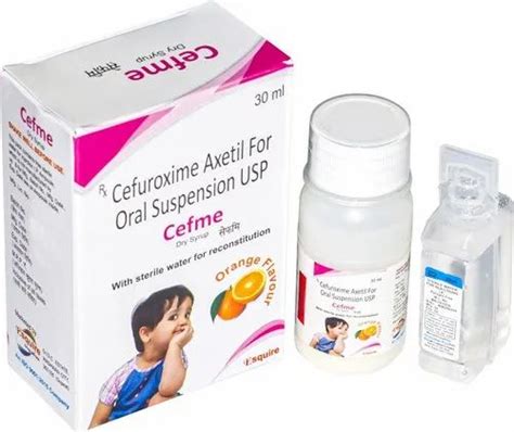 Dry Syrup Antibiotic Cefuroxime Axetil Oral Suspension Usp, For Hospital, Packaging Size: 30ml ...