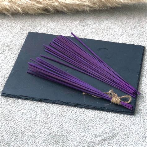 Natural Fresh Lavender Incense Sticks Hand Rolled By The Happy Place