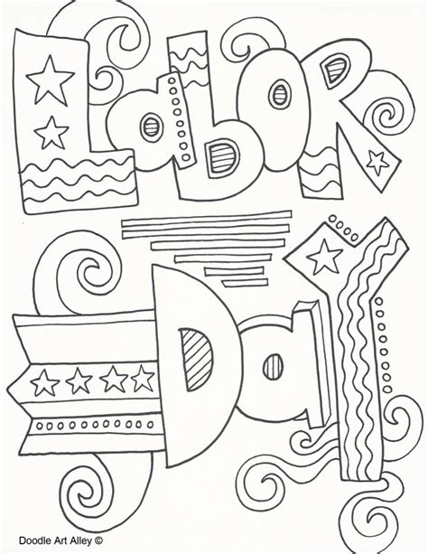 Free Labor Day Coloring Printables Coloring Pages