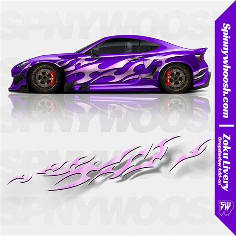 Zoku Tribal Drift Car Livery | Spinnywhoosh Graphics