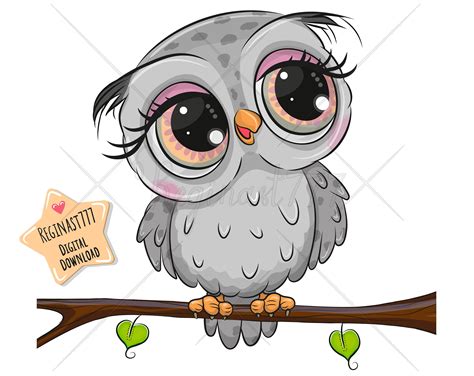 Excited to share the latest addition to my #etsy shop: Cute Owl PNG, Digital Download, Clipart ...