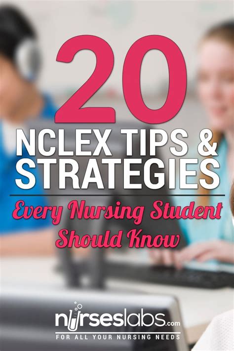 20+ NCLEX Tips and Strategies Every Nursing Students Should Know | Nurse, Nursing school ...