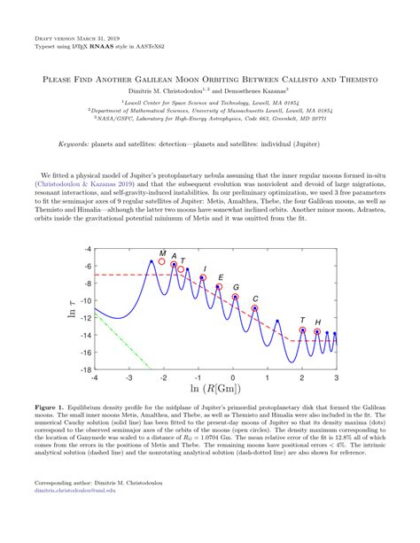 (PDF) Please Find Another Galilean Moon Orbiting Between Callisto and Themisto