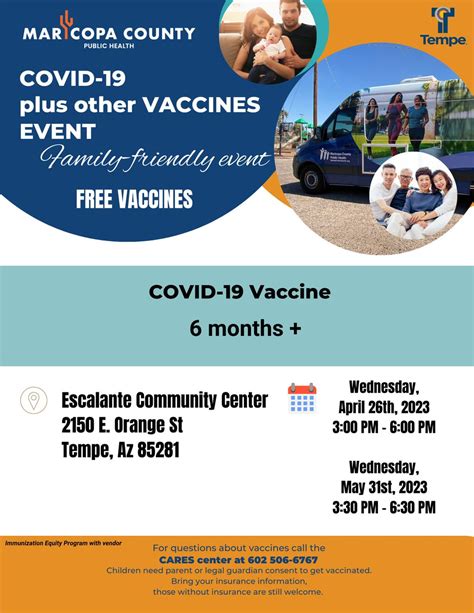 Rosario Strano 🍊 on Twitter: "RT @Maricopahealth: Free vaccinations are available tomorrow ...