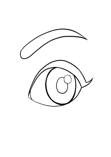 90 Anime Eyes Coloring Pages HD - Coloring Pages Printable