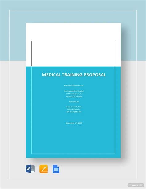 Medical Training Proposal Template in Word, Pages, Google Docs - Download | Template.net