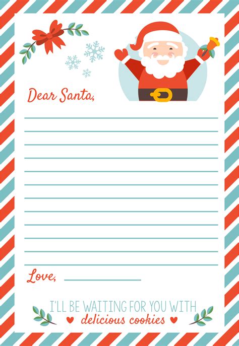Christmas Letter Template Printable - Printable World Holiday
