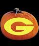 Free College Sports Football Pumpkin Carving Patterns, Stencils, and Templates by SpookMaster