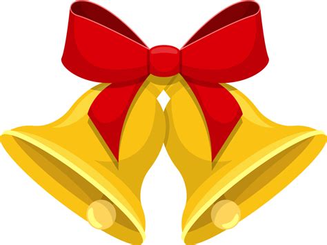 Christmas bells clipart design illustration 9380154 PNG