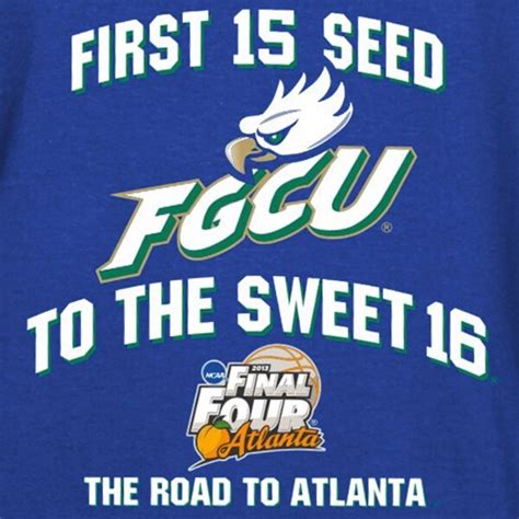 Fanatics.com: Florida Gulf Coast Eagles 2013 Men's Basketball Tournament Sweet 16 First 15 T ...