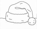Easy How To Draw A Santa Hat Tutorial And Coloring Page sketch template