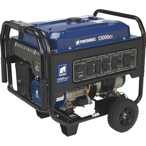 Powerhorse Portable Generator, 13,000 Surge Watts, 10,000 Rated Watts ...