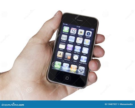 Apple IPhone 3GS editorial photography. Image of black - 19487957