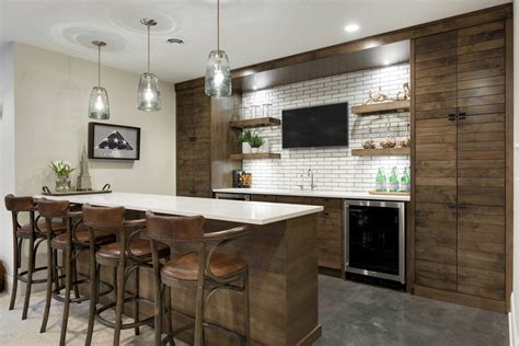 15 Distinguished Rustic Home Bar Designs For When You Really Need That Drink
