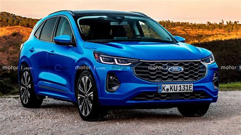 Ford Escape / Kuga Facelift Shows Updated Face In Unofficial Rendering